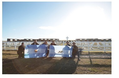 Visit to Argentine Cemetery, Darwin, Falklands